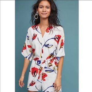 Corey Lynn Calter floral romper XS